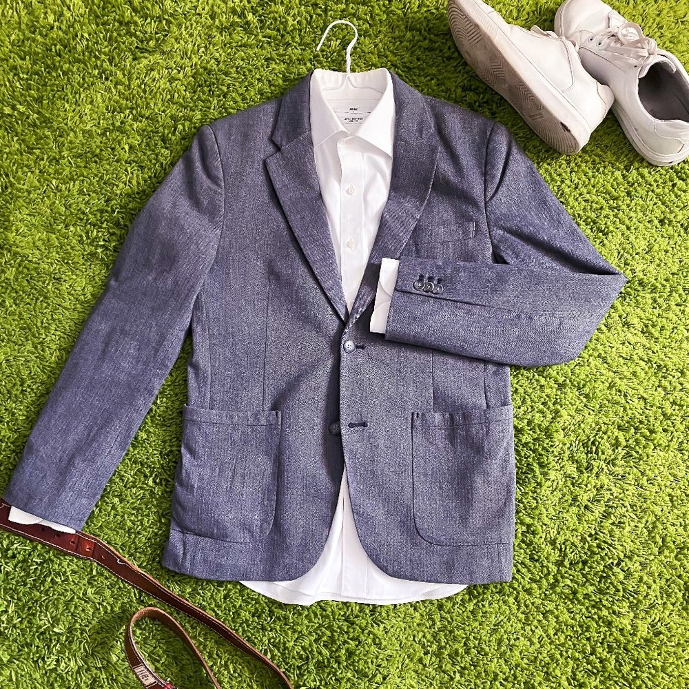 Old Navy Gray Casual Blazer, Small